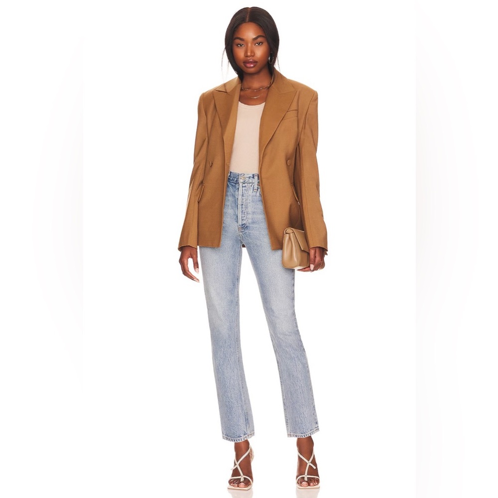 Agolde Riley High Rise Straight Crop